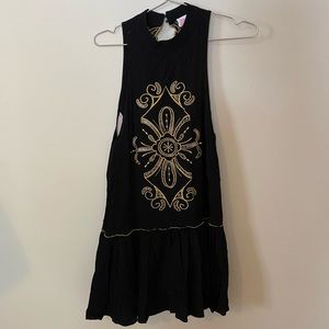 Open back boutique dress